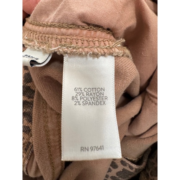 J Jill Denim Leopard Print Authentic Fit Slim Ankle Jeans 90s chic Size 20 - Picture 6 of 7